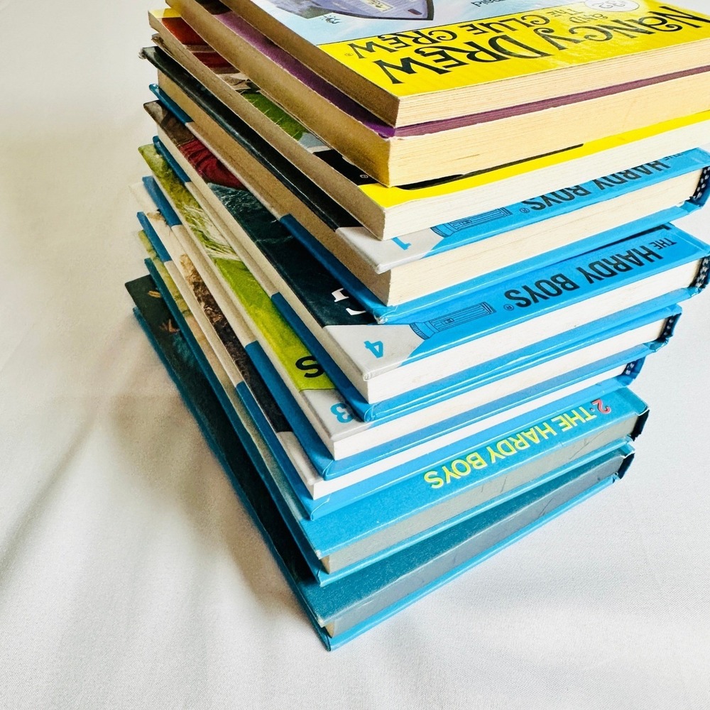 Vintage The Hardy Boys Nancy Drew Mystery Book Lot of 9 Franklin Dixon Classic - Picture 8 of 12